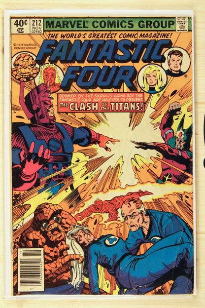 Fantastic Four #212 – Marvel (1979) 6.0 FN Joe Sinnott art | John Byrne art | Newsstand Edition