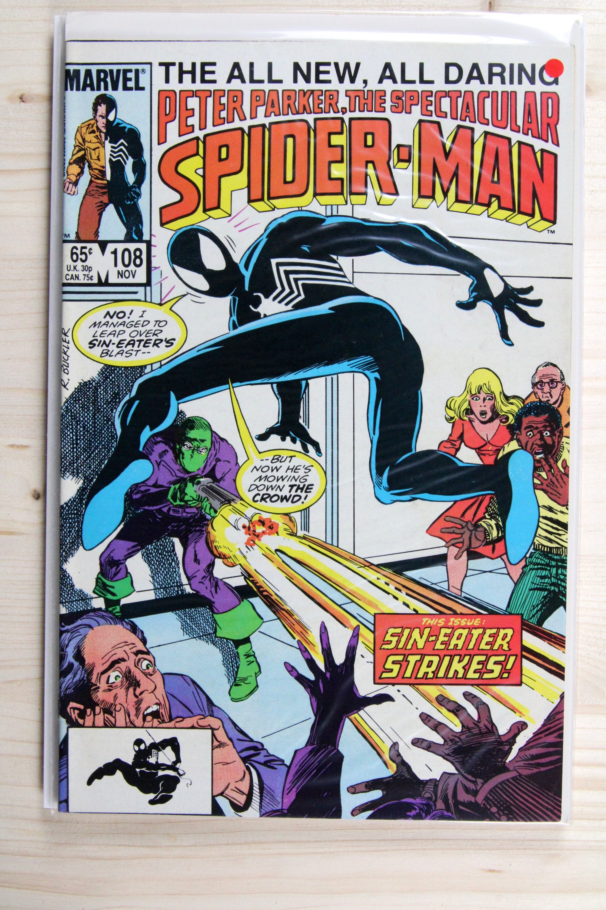 Peter Parker, the Spectacular Spider-Man #108 – Marvel (1985) 9.0 VF/NM The Death of Jean DeWolff