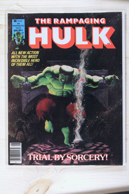 Rampaging Hulk #4 – Marvel (1977) 9.4 NM Newsstand Edition