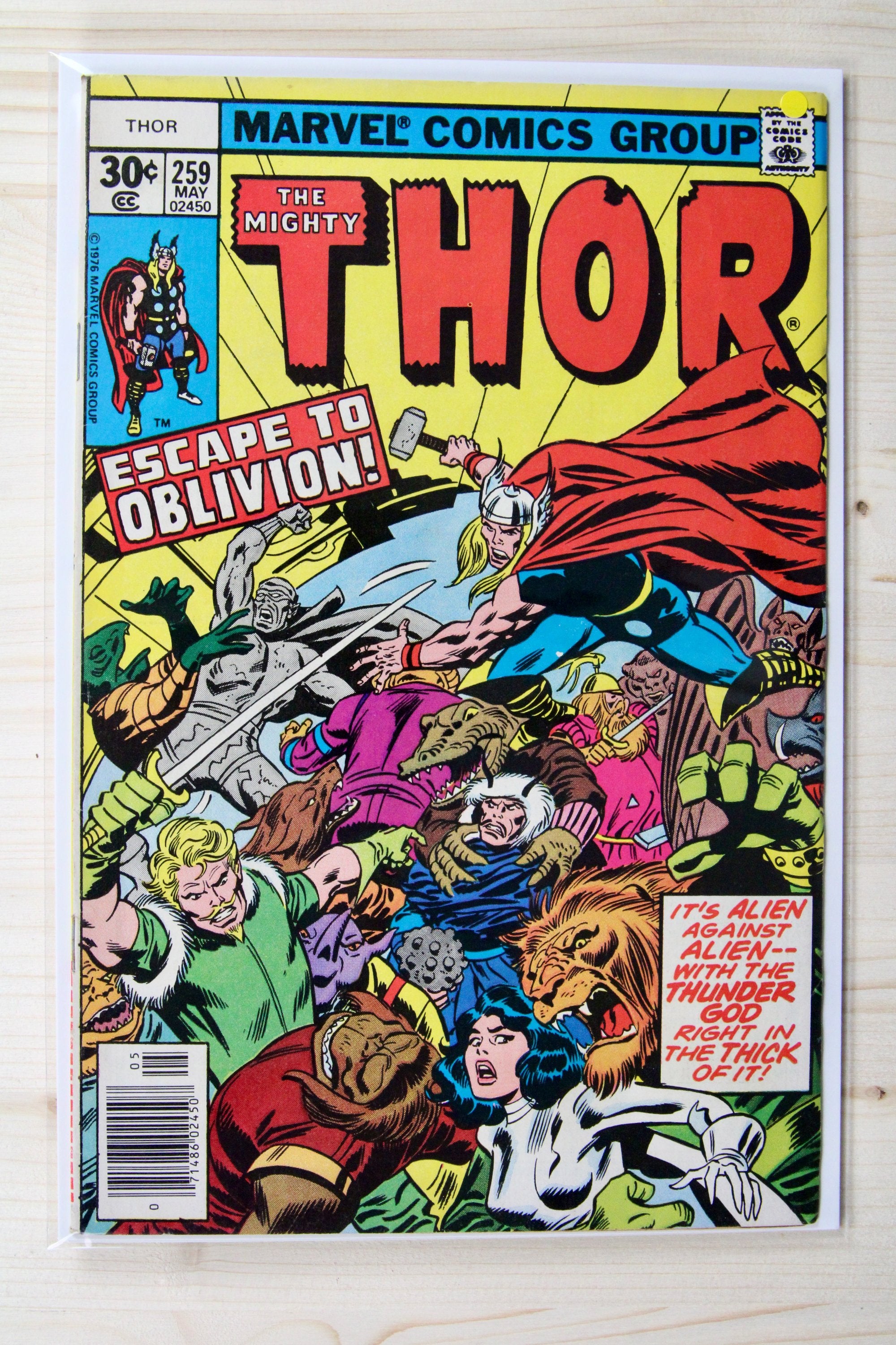 The Mighty Thor #259 – Marvel (1977) 8.0 VF "Thor" The Quest for Odin