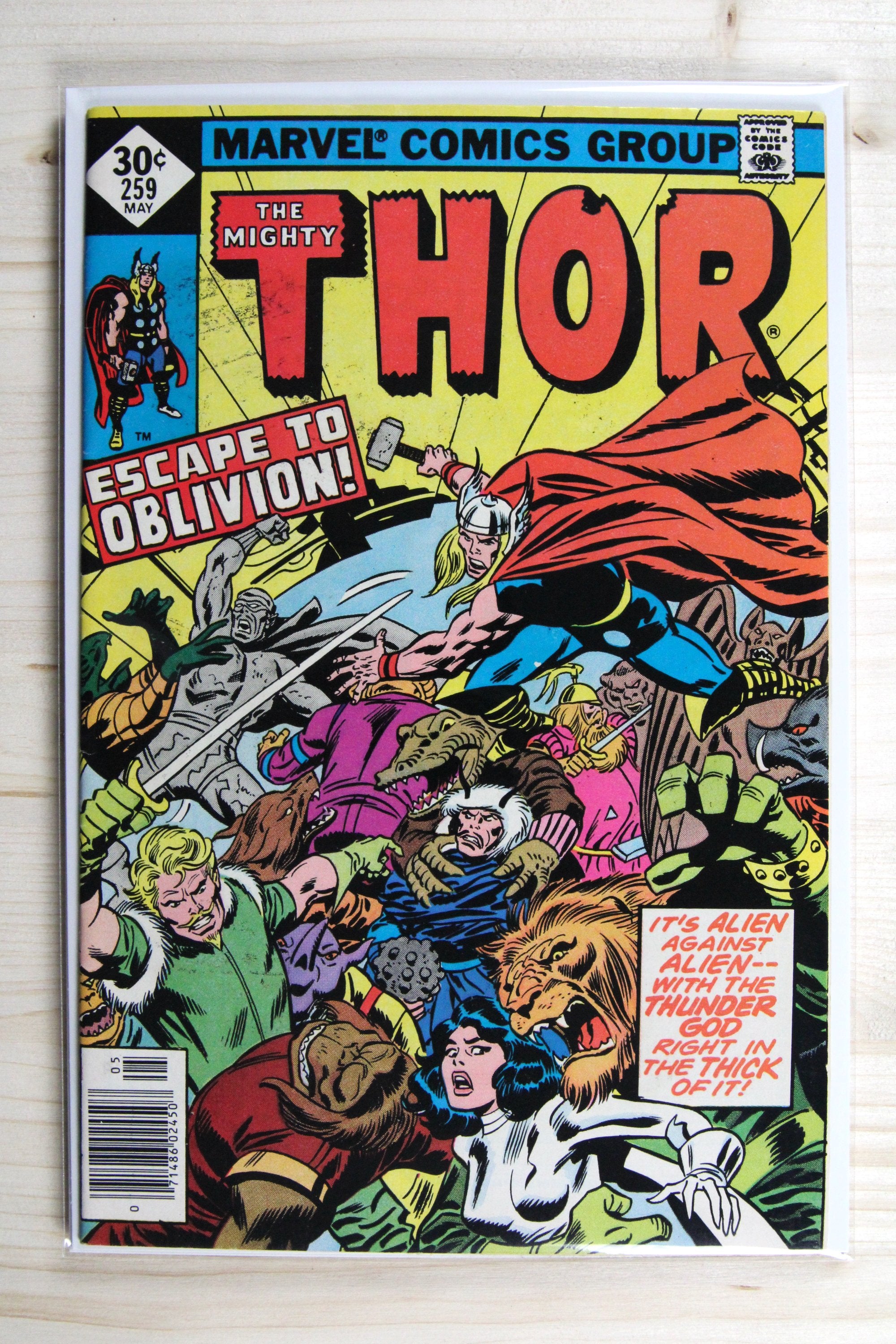 Thor #259 – Marvel (1977) 8.0 VF The Quest for Odin