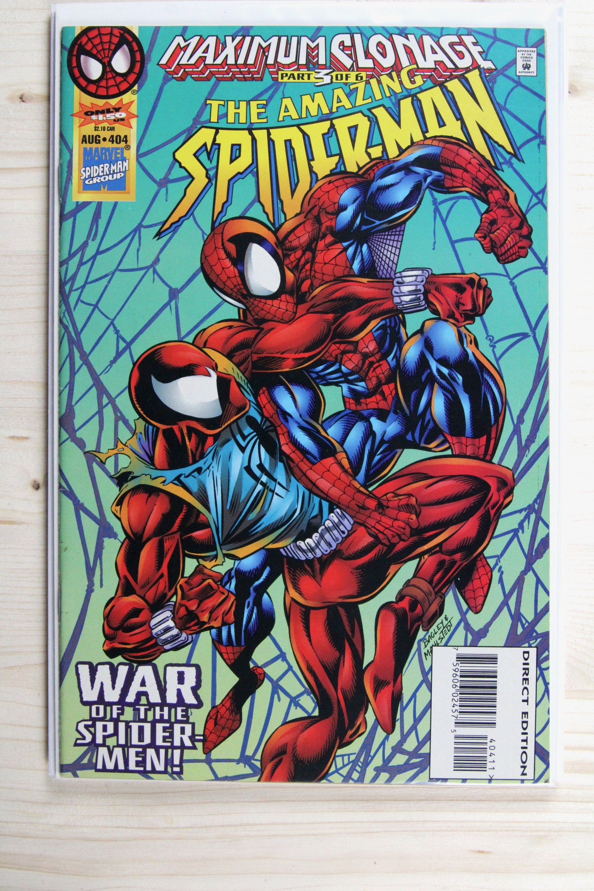 The Amazing Spider-Man #404 – Marvel (1995) 8.5 VF+ Clone Saga