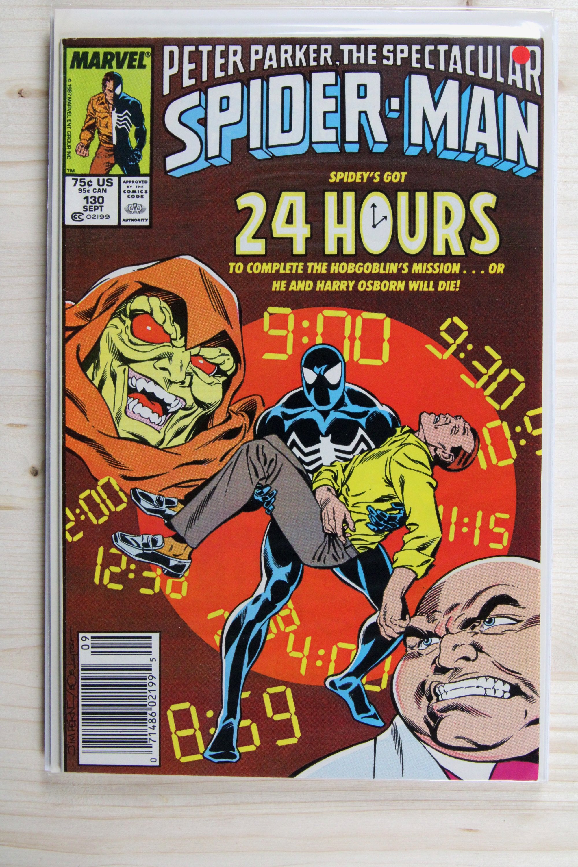 Peter Parker, the Spectacular Spider-Man #130 – Marvel (1987) 9.0 VF/NM Newsstand