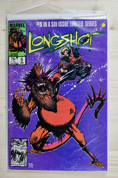 Longshot #5 – Marvel (1986) 9.0 VF/NM Whilce Portacio