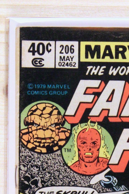 Fantastic Four #206 – Marvel (1979) 6.0 FN Xandarian-Skrull War | Joe Sinnott | Newsstand Edition