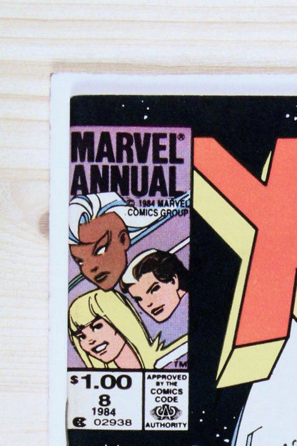 X-Men Annual #8 – Marvel (1984) 8.5 VF+ Chris Claremont story | Newsstand Edition