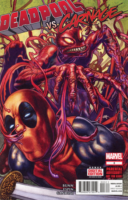 Deadpool vs. Carnage #1-3 – Marvel Comics (2012) Full Series Complete
