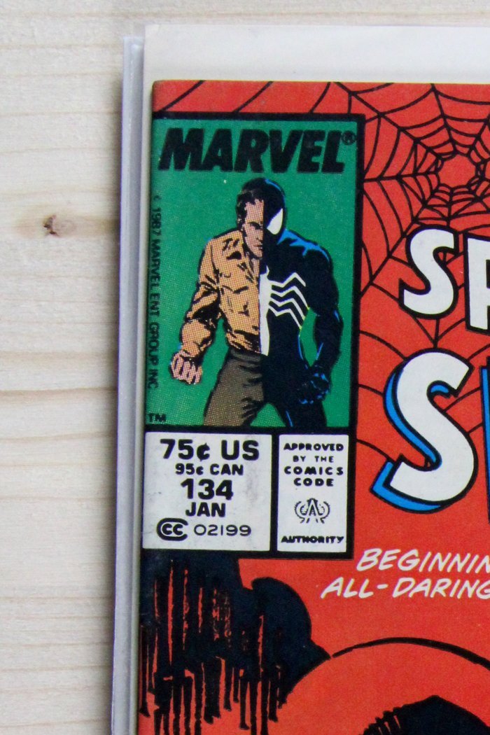 The Spectacular Spider-Man #134 – Marvel (1988) 8.5 VF+ Newsstand