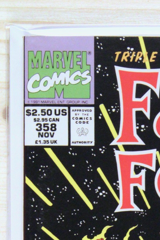 Fantastic Four #358 – Marvel (1991) 9.2 NM- Jack Kirby art | Joe Sinnott