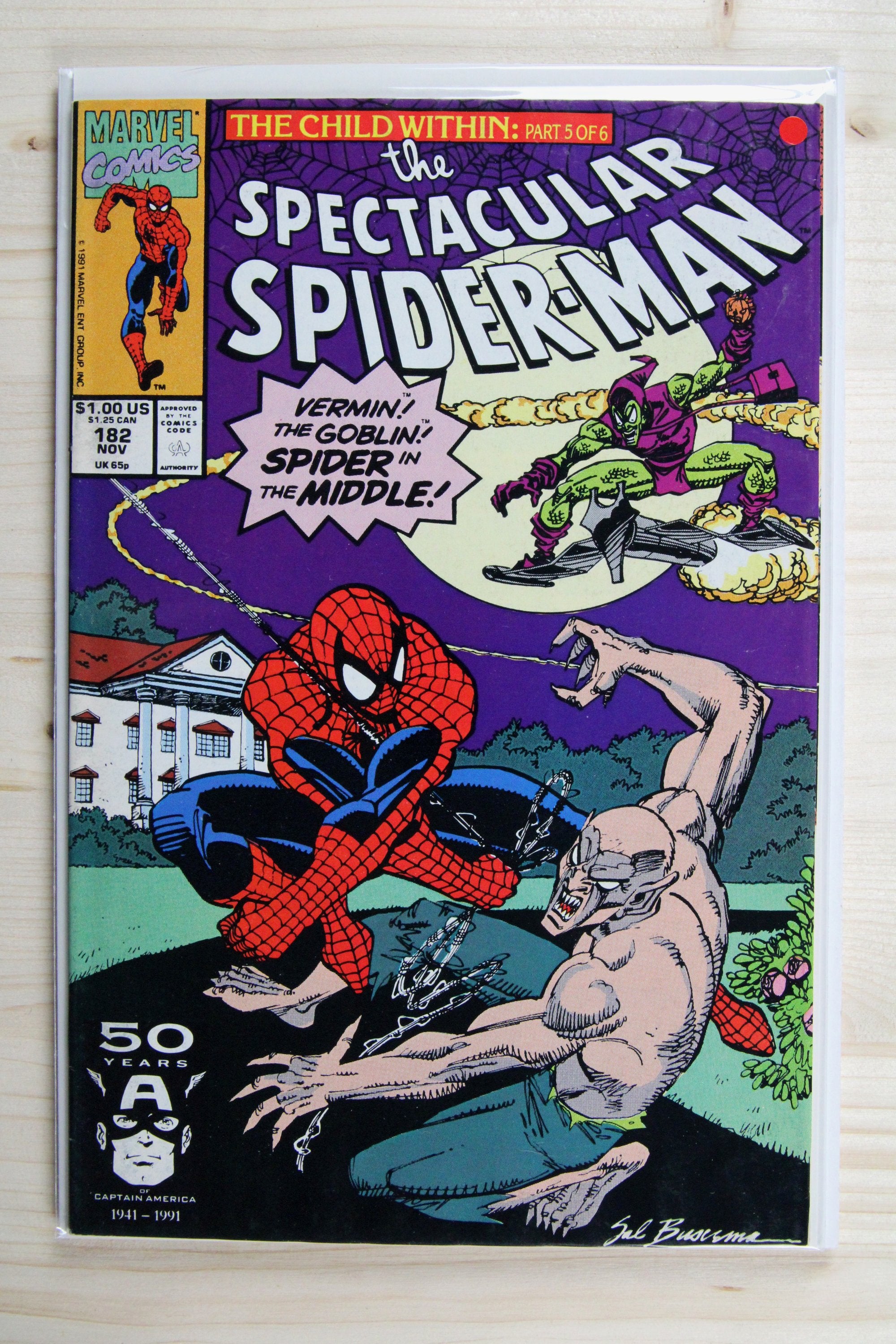 The Spectacular Spider-Man #182 – Marvel (1991) 9.2 NM-