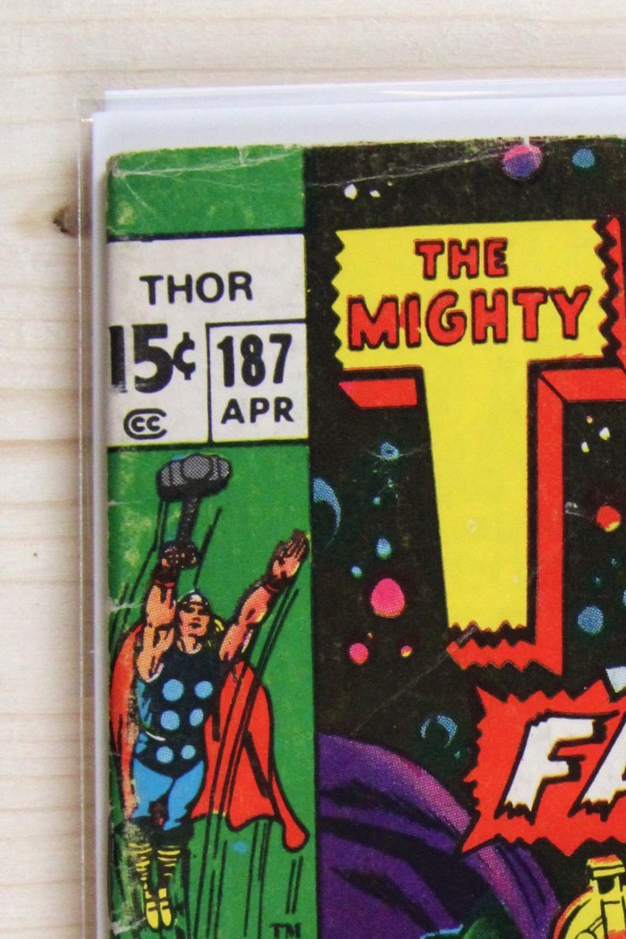 Thor #187 – Marvel (1971) 4.5 VG+ Joe Sinnott | Stan Lee story