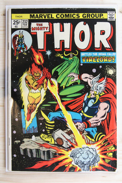Thor #232 – Marvel (1975) 7.5 VF- Midgard Aflame | Terry Austin art