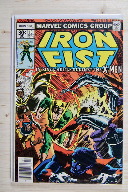 Iron Fist #15 – Marvel (1977) 7.5 VF- Chris Claremont story | John Byrne art