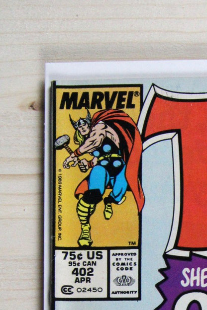 Thor #402 – Marvel (1989) 8.5 VF+ Joe Sinnott | Newsstand