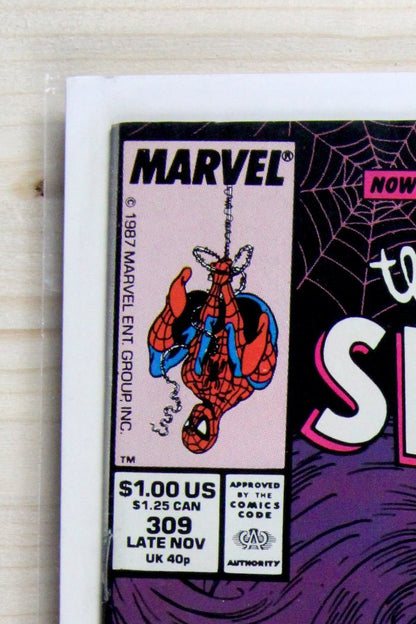 The Amazing Spider-Man #309 – Marvel (1988) 8.0 VF Todd McFarlane art