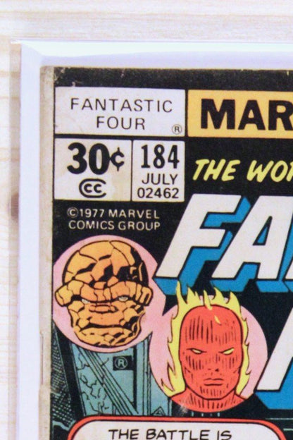 Fantastic Four #184 – Marvel (1977) 6.0 FN Joe Sinnott | Newsstand Edition