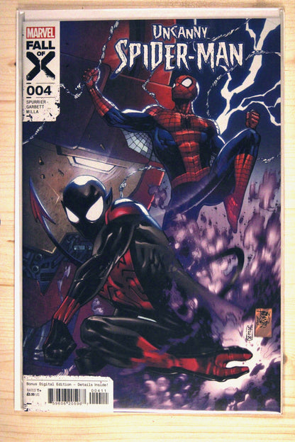 Uncanny Spider-Man  #4 – Marvel (2024) 9.6 NM+ "X-Men" The Fall of X