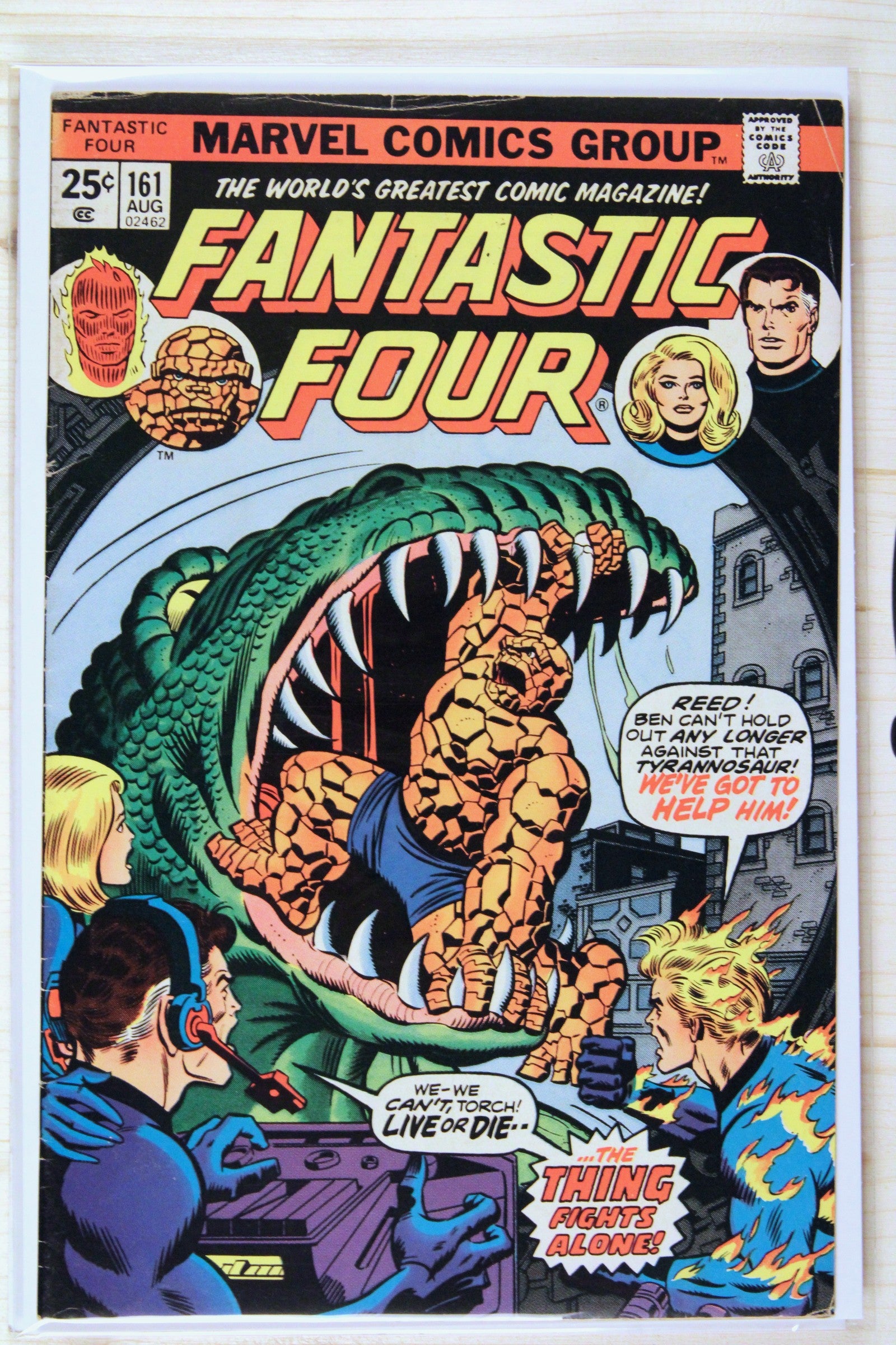 Fantastic Four #161 – Marvel (1975) 6.0 FN I.T. Plot | Joe Sinnott