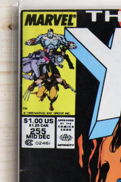 The Uncanny X-Men #255 – Marvel (1989) 8.5 VF+ Chris Claremont story | Marc Silvestri art | Newsstand