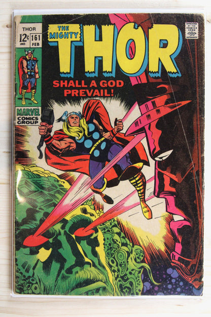 Thor #161 – Marvel (1969) 3.5 VG- Jack Kirby art | Stan Lee story