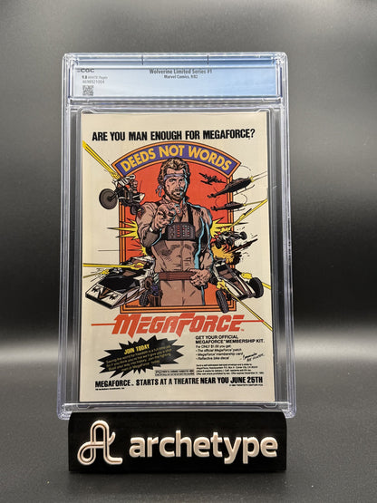Wolverine #1 – Marvel (1982) CGC 9.8 NM/MT White Pages Chris Claremont story