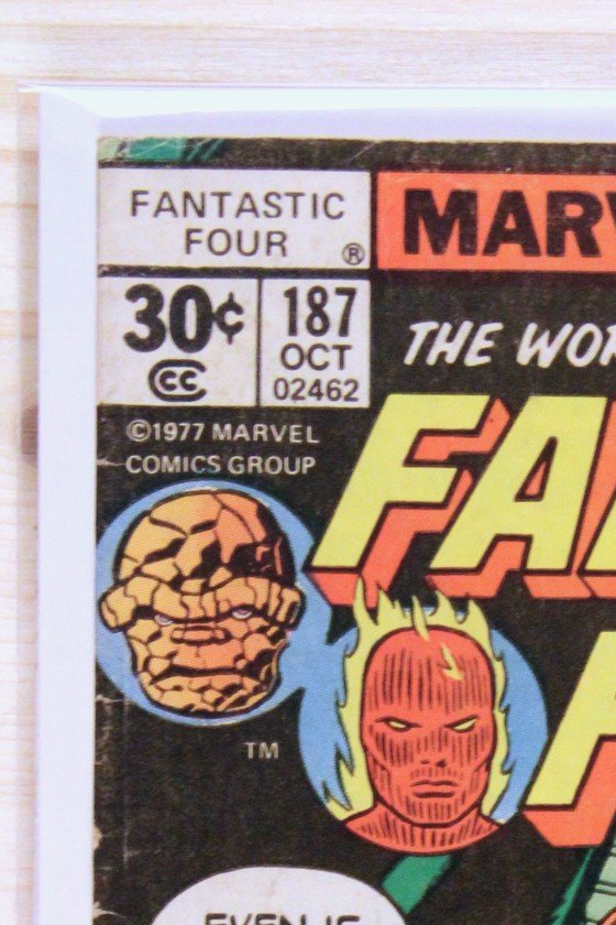 Fantastic Four #187 – Marvel (1977) 5.5 FN- Joe Sinnott | Newsstand Edition
