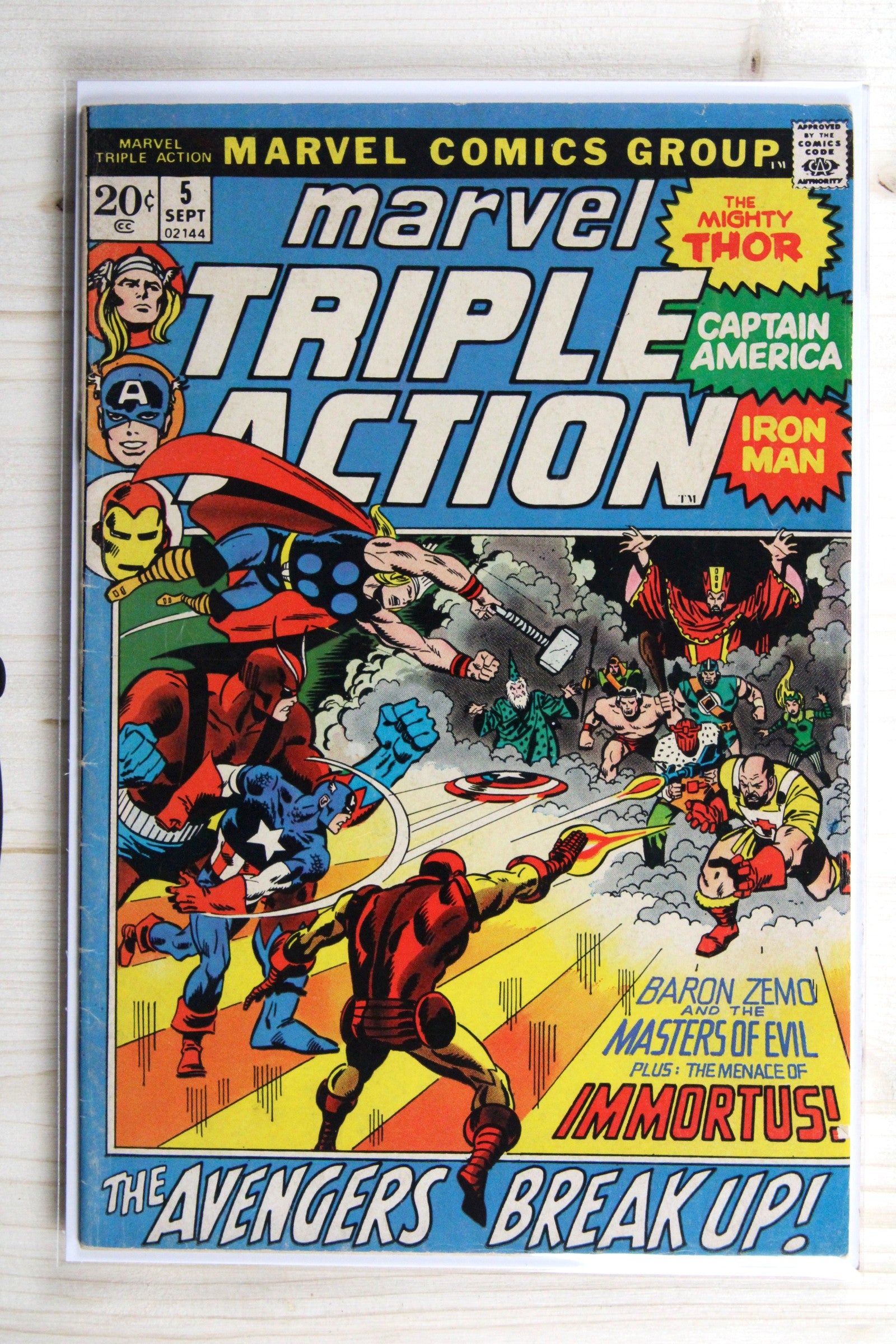 Marvel Triple Action #5 – Marvel (1972) 6.5 FN+ Jack Kirby art | Stan Lee story
