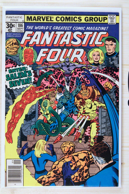 Fantastic Four #186 – Marvel (1977) 6.0 FN Joe Sinnott | Newsstand Edition