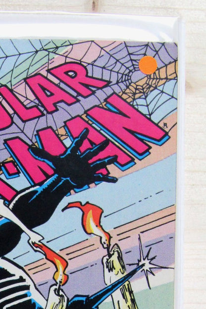 The Spectacular Spider-Man #137 – Marvel (1988) 8.5 VF+ "Captain America" Captain America No More