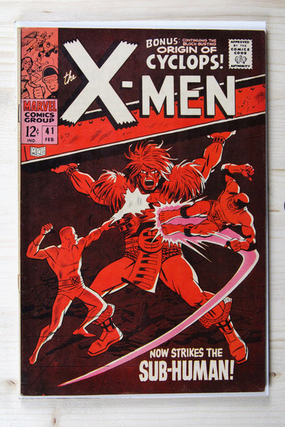 The X-Men #41 – Marvel (1968) 6.0 FN Stan Lee