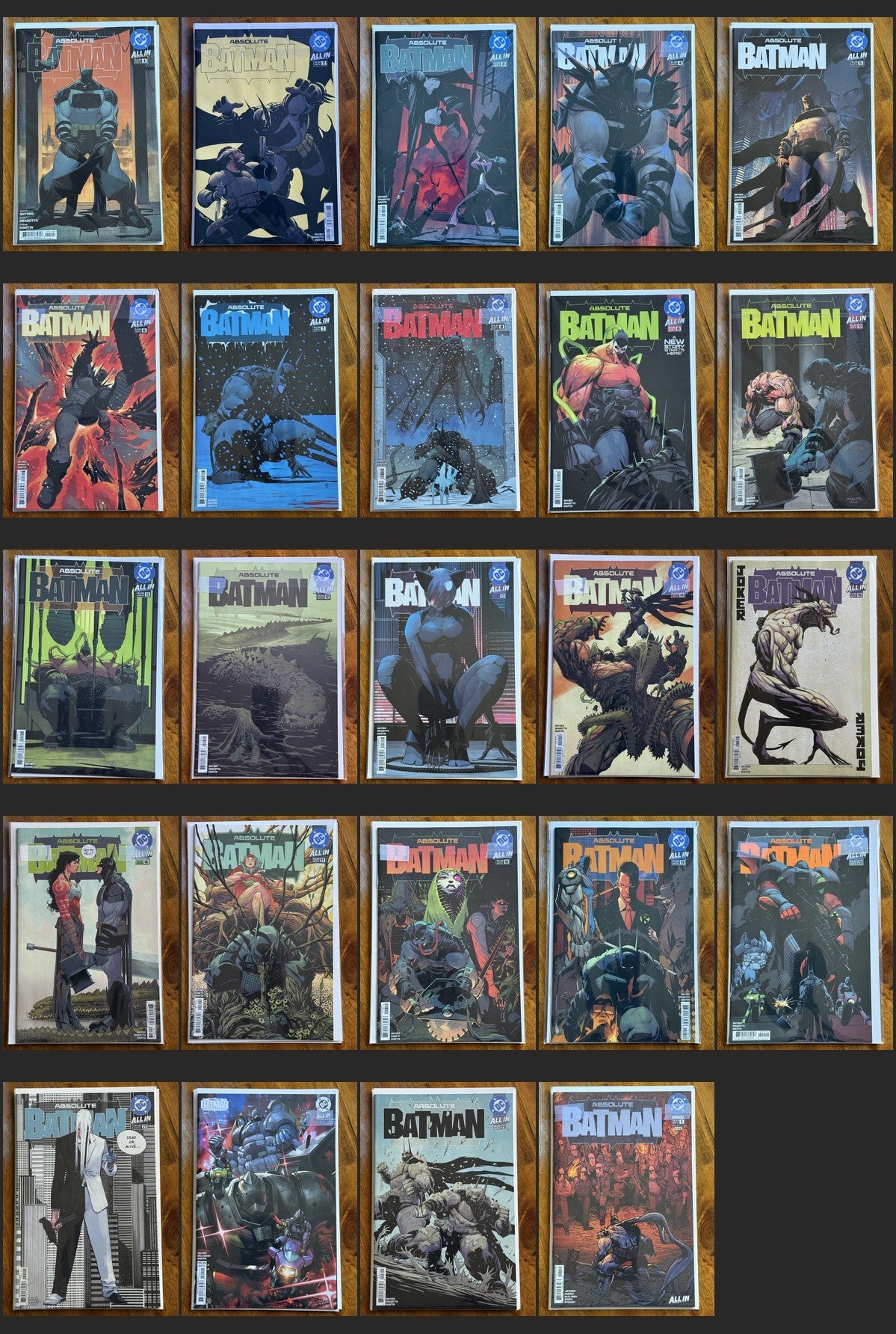 Absolute Batman #1-23 + Annual – DC (24 Issues) NM+