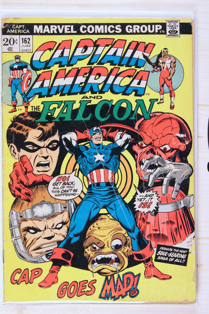 Captain America #162 – Marvel (1973) 4.0 VG Joe Sinnott cover