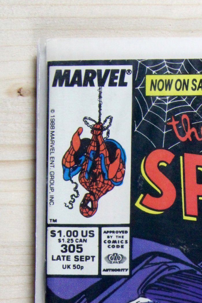 The Amazing Spider-Man #305 – Marvel (1988) 8.0 VF Todd McFarlane art