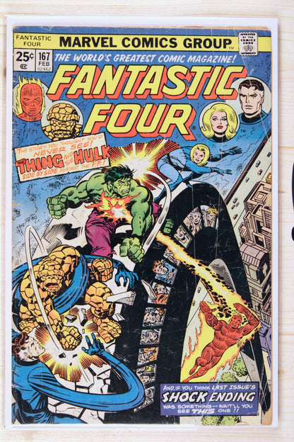 Fantastic Four #167 – Marvel (1976) 5.0 VG/FN Joe Sinnott