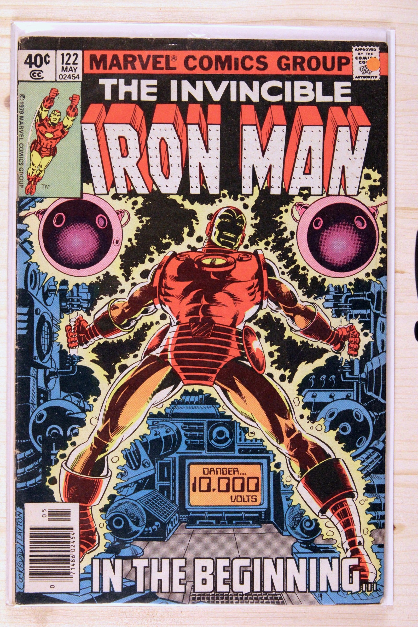 The Invincible Iron Man #122 – Marvel (1979) 5.5 FN- Newsstand Edition