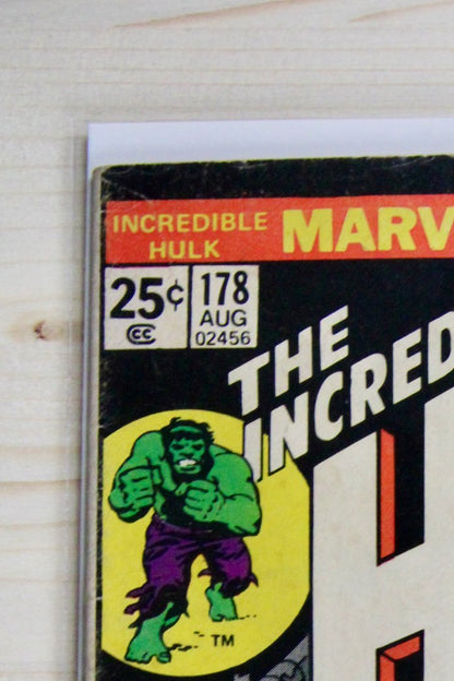 The Incredible Hulk #178 – Marvel (1974) 4.5 VG+