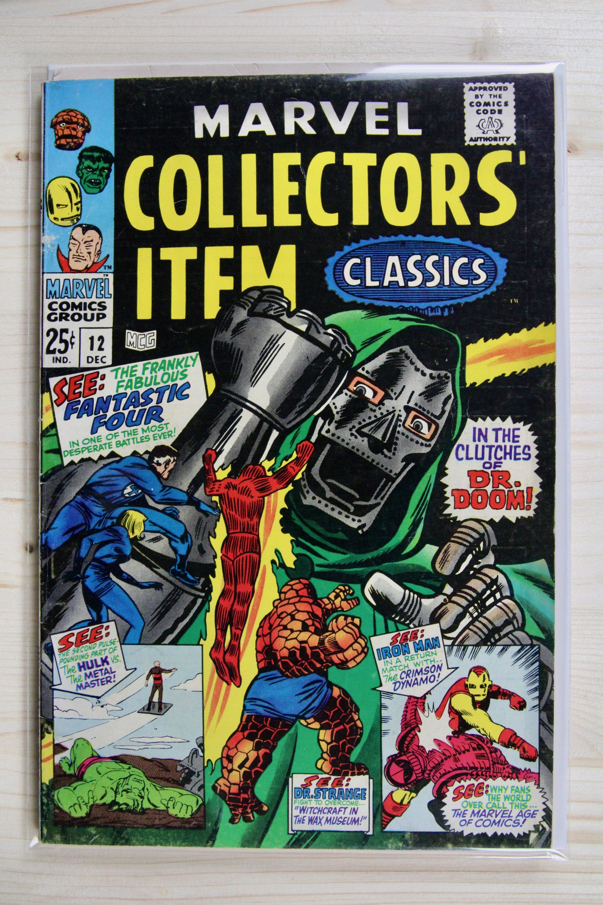 Marvel Collectors' Item Classics #12 – Marvel (1967) 5.5 FN- Jack Kirby art | Stan Lee story
