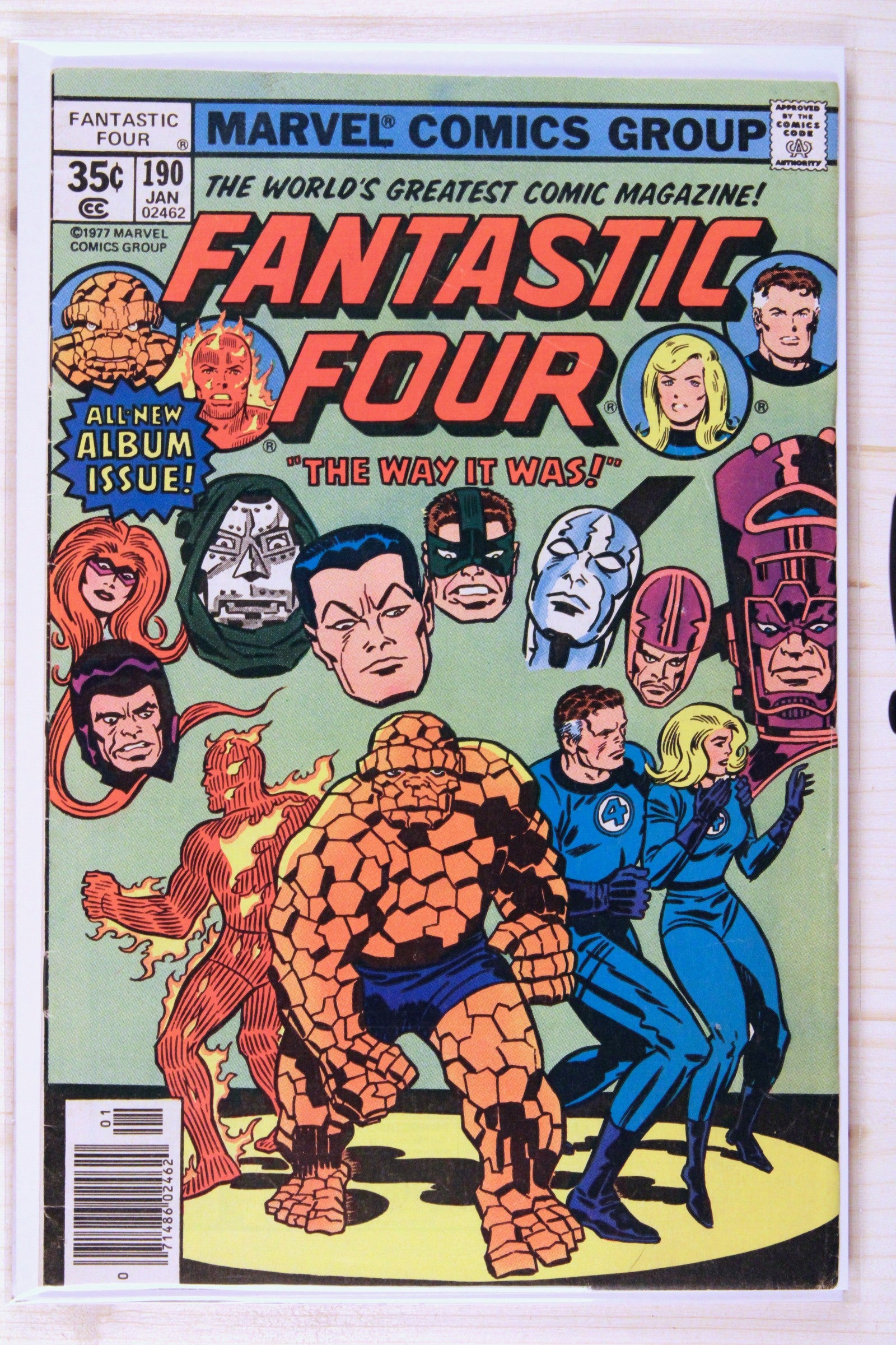 Fantastic Four #190 – Marvel (1978) 6.0 FN Jack Kirby art | Stan Lee | Newsstand Edition