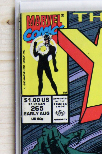 The Uncanny X-Men #265 – Marvel (1990) 9.0 VF/NM Chris Claremont story