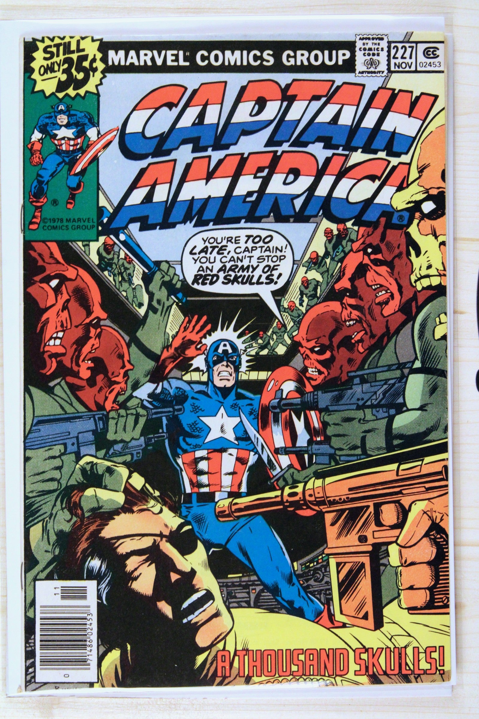 Captain America #227 – Marvel (1978) 8.0 VF Newsstand Edition
