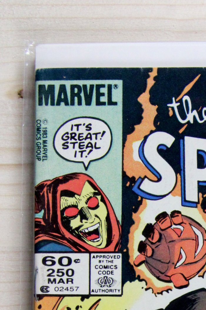 The Amazing Spider-Man #250 – Marvel (1984) 7.5 VF- Klaus Janson cover | Newsstand
