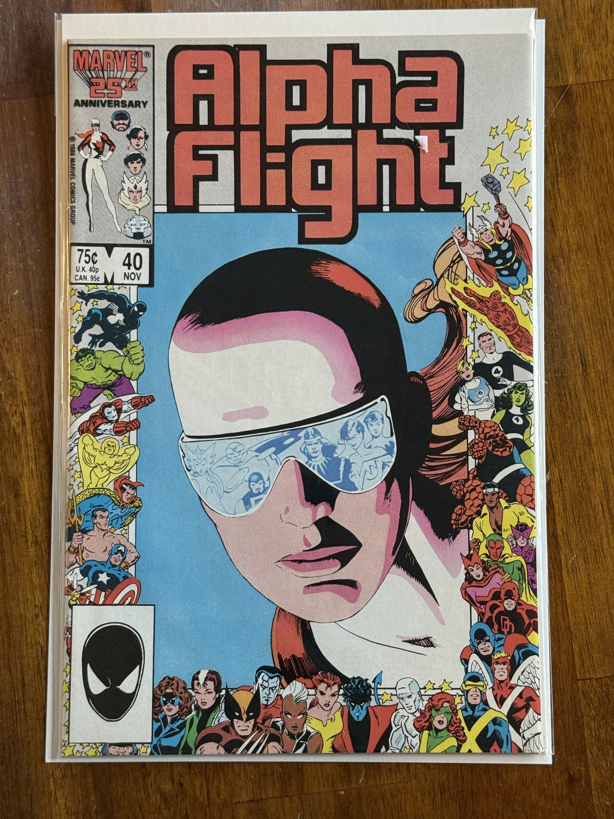 Alpha Flight #40 25th Anniversary – Marvel (1986) 9.4 NM