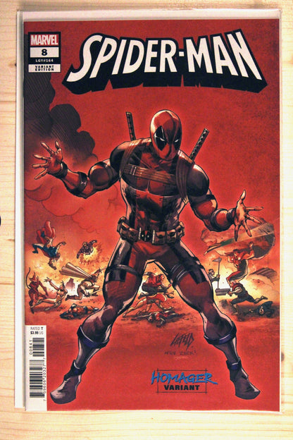 Spider-Man #8 – Marvel (2022) 9.6 NM+ Todd McFarlane story | Leifeld Deadpool