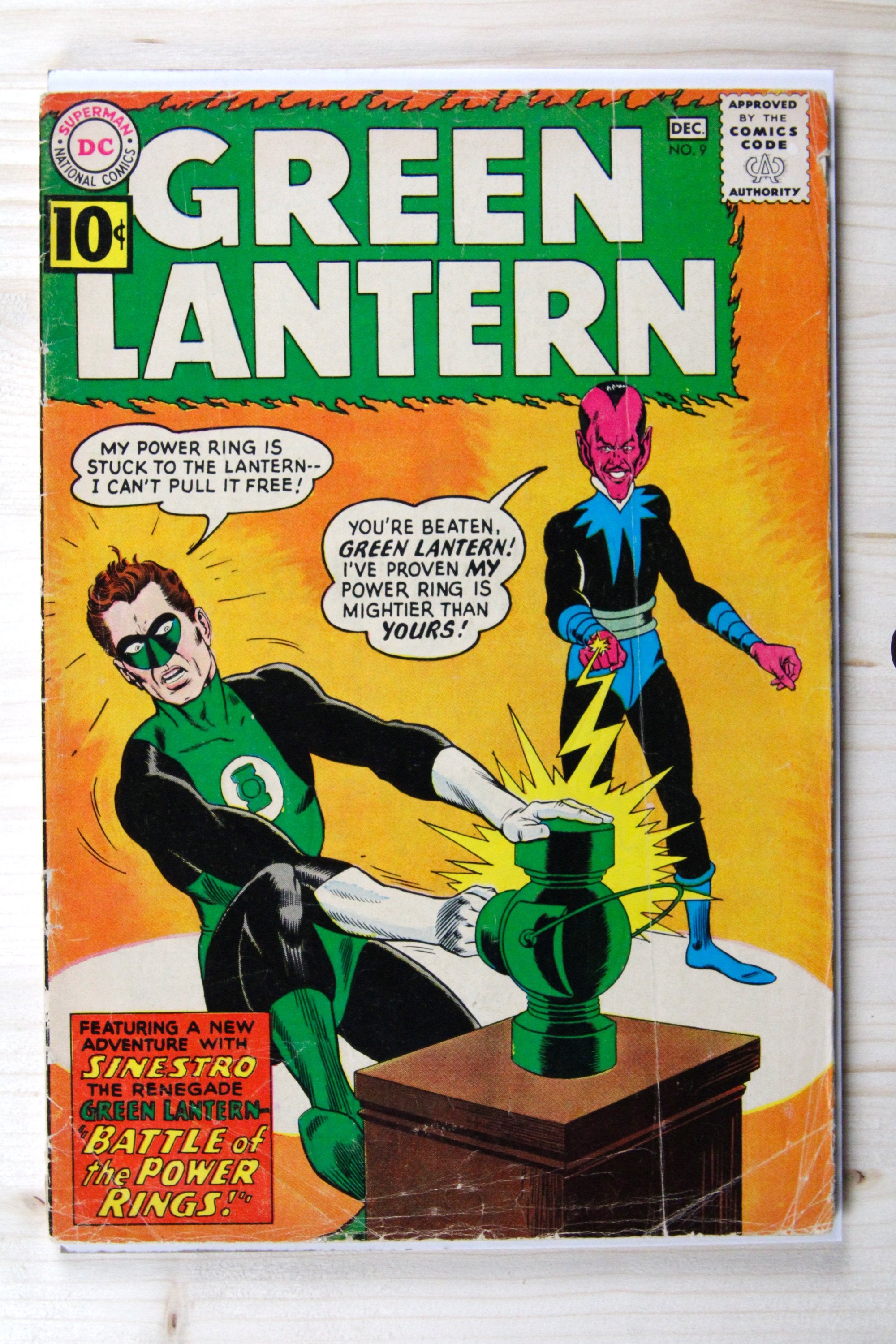 Green Lantern #9 – DC (1961) 3.5 VG-