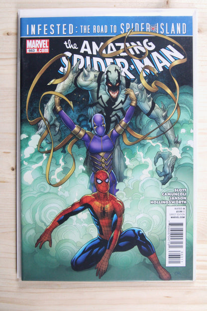 The Amazing Spider-Man #663 – Marvel (2011) 9.4 NM Spider-Island | Klaus Janson