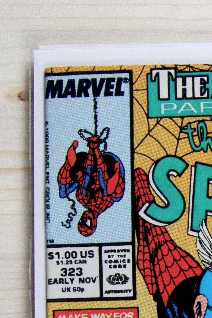 The Amazing Spider-Man #323 – Marvel (1989) 8.5 VF+ The Assassin Nation Plot | Todd McFarlane art