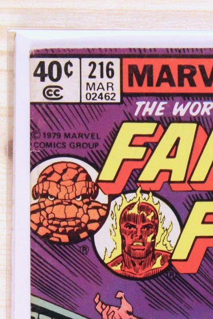 Fantastic Four #216 – Marvel (1980) 6.5 FN+ John Byrne art | Newsstand Edition