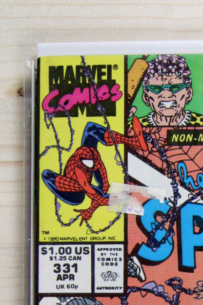 The Amazing Spider-Man #331 – Marvel (1990) 8.5 VF+ Erik Larsen art | Terry Austin cover