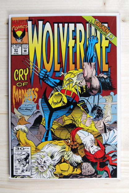 Wolverine #51 – Marvel (1992) 9.0 VF/NM The Crunch Conundrum