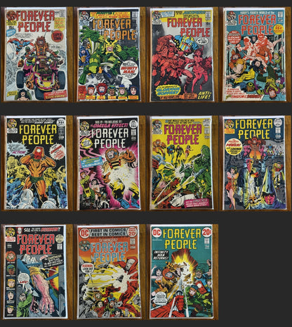 The Forever People #1-11 – DC (1971) Full Series VF Average